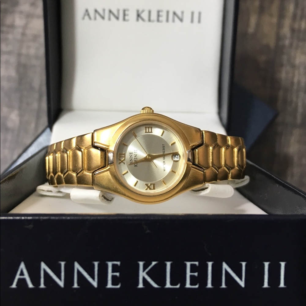 Vintage Ann Klein Watch Water Resistant Date Time